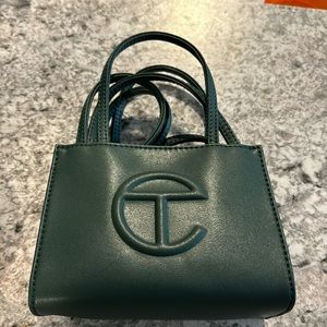 Telfar small shopper tote- Dark Olive